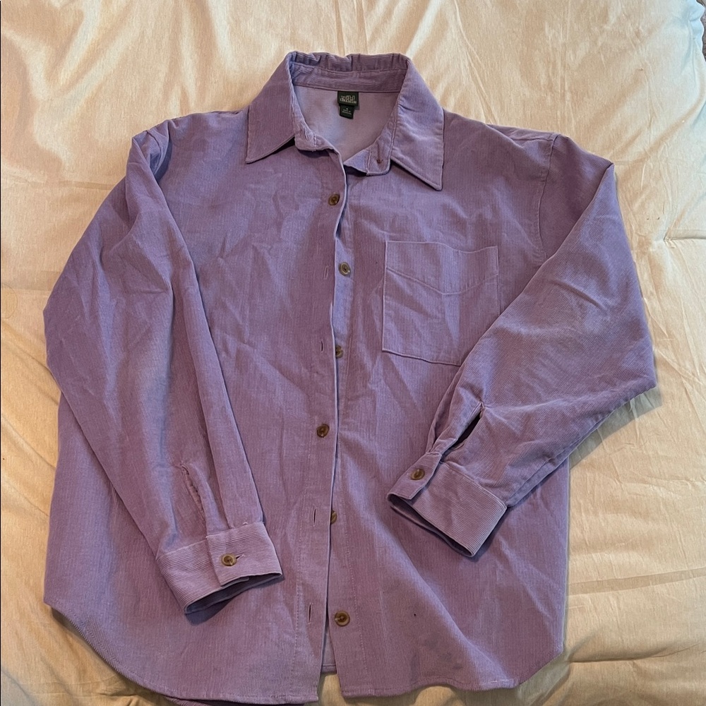 Wild Fable Lavender Corduroy Shirt